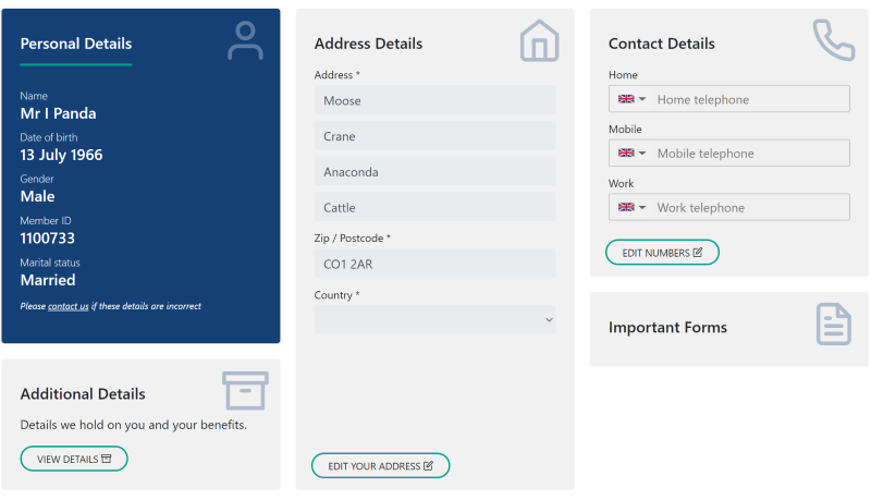 Illustration of a member website feature